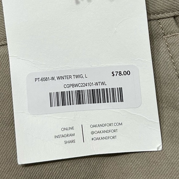 Oak + Fort Cropped Wide Leg Pant - Picture 6 of 6